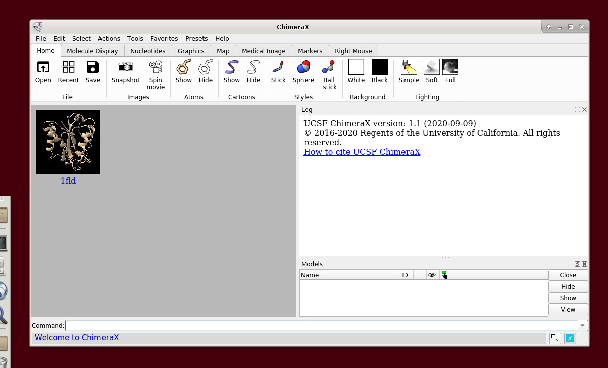 ChimeraX Display