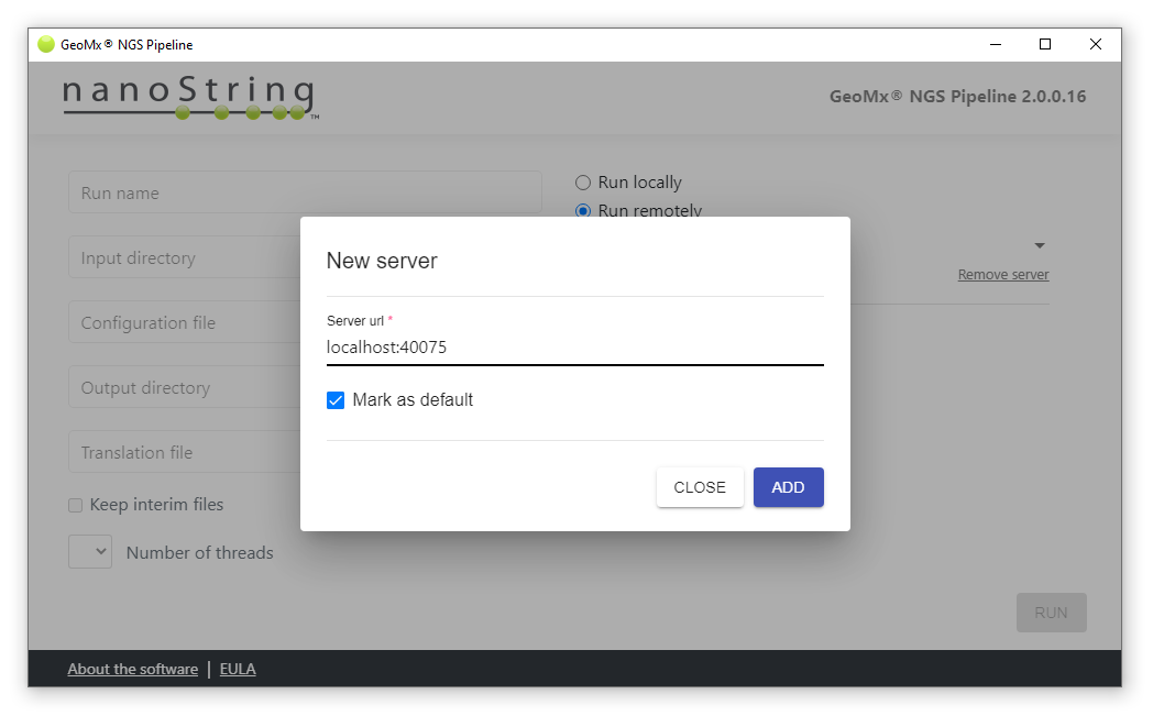 GeoMX client connect