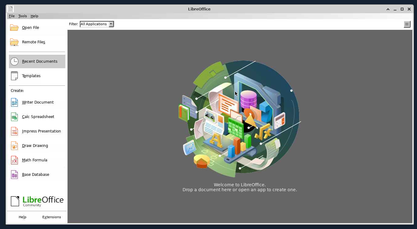 Libreoffice GUI