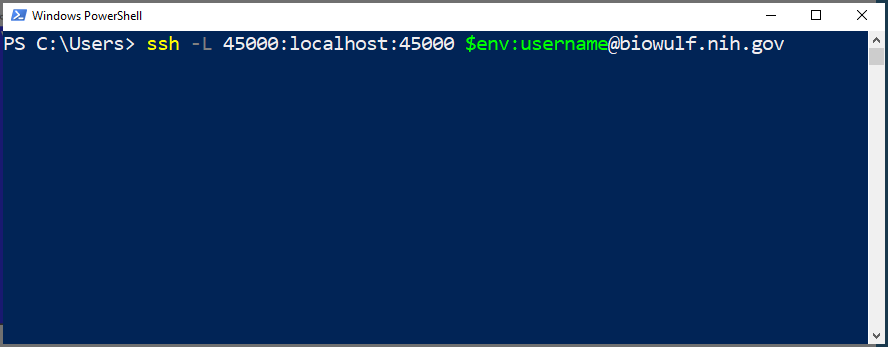 powershell openssh